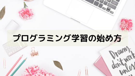 プログラミング学習始め方